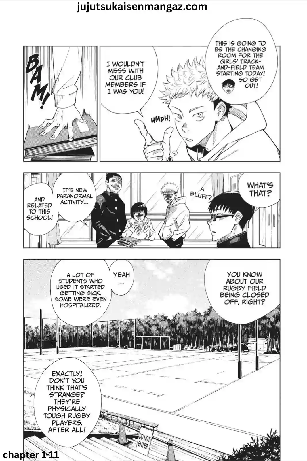 Jujutsu Kaisen manga Chapter 1 page 11