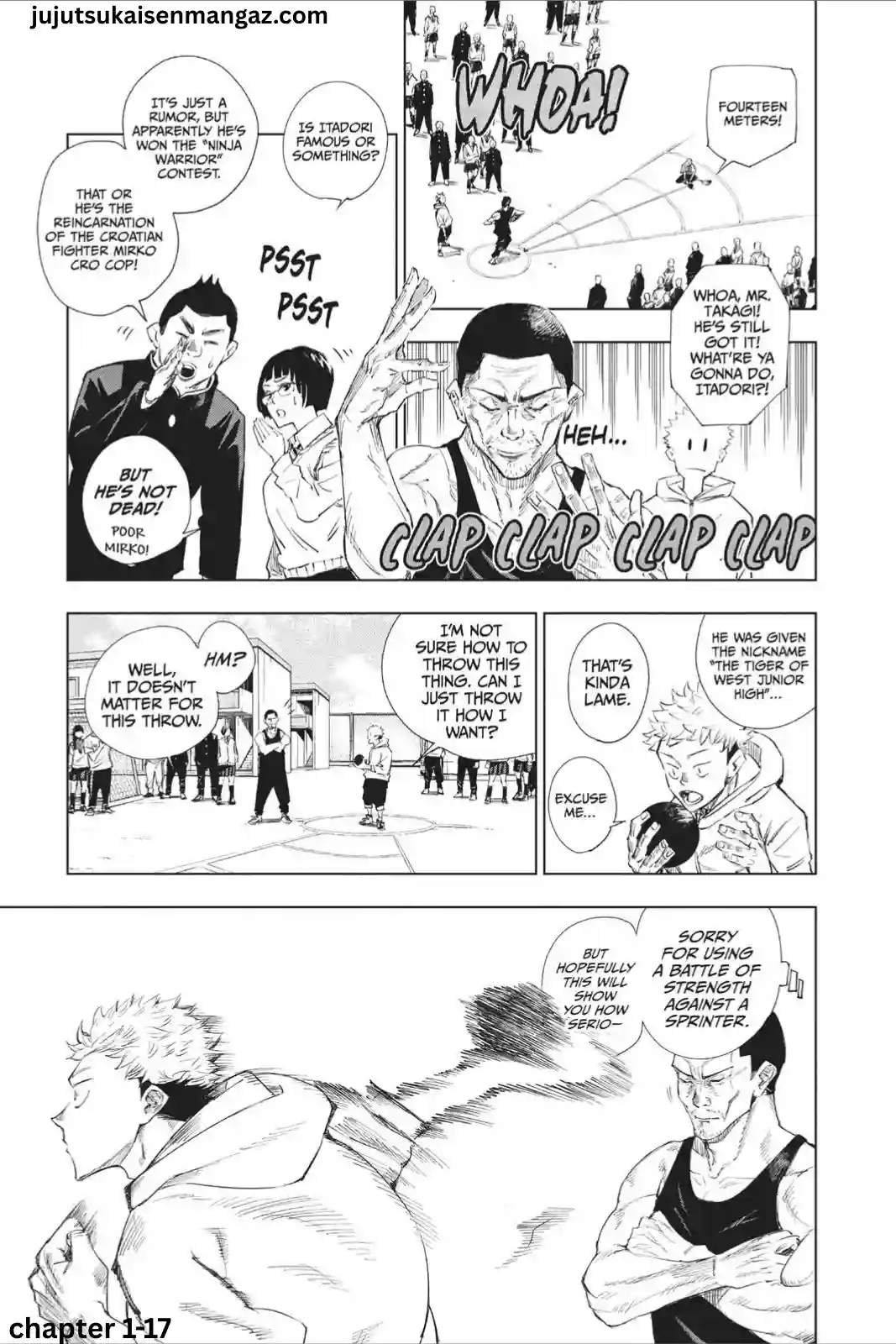 Jujutsu Kaisen manga Chapter 1 page 17
