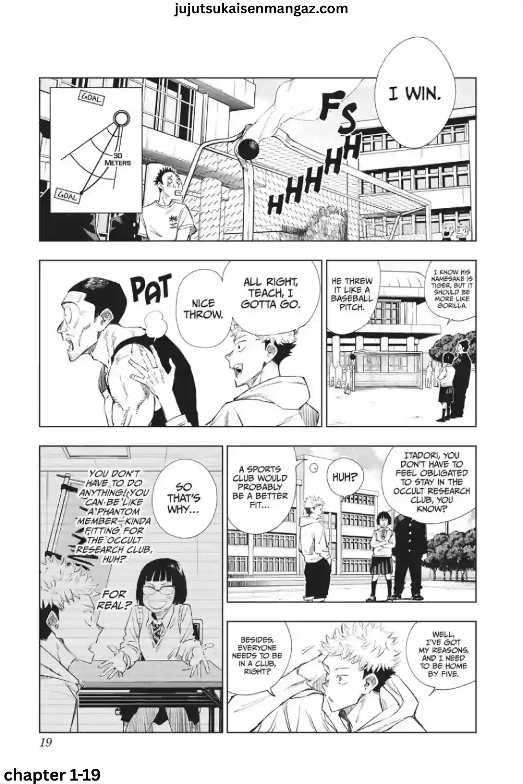 Jujutsu Kaisen manga Chapter 1 page 19