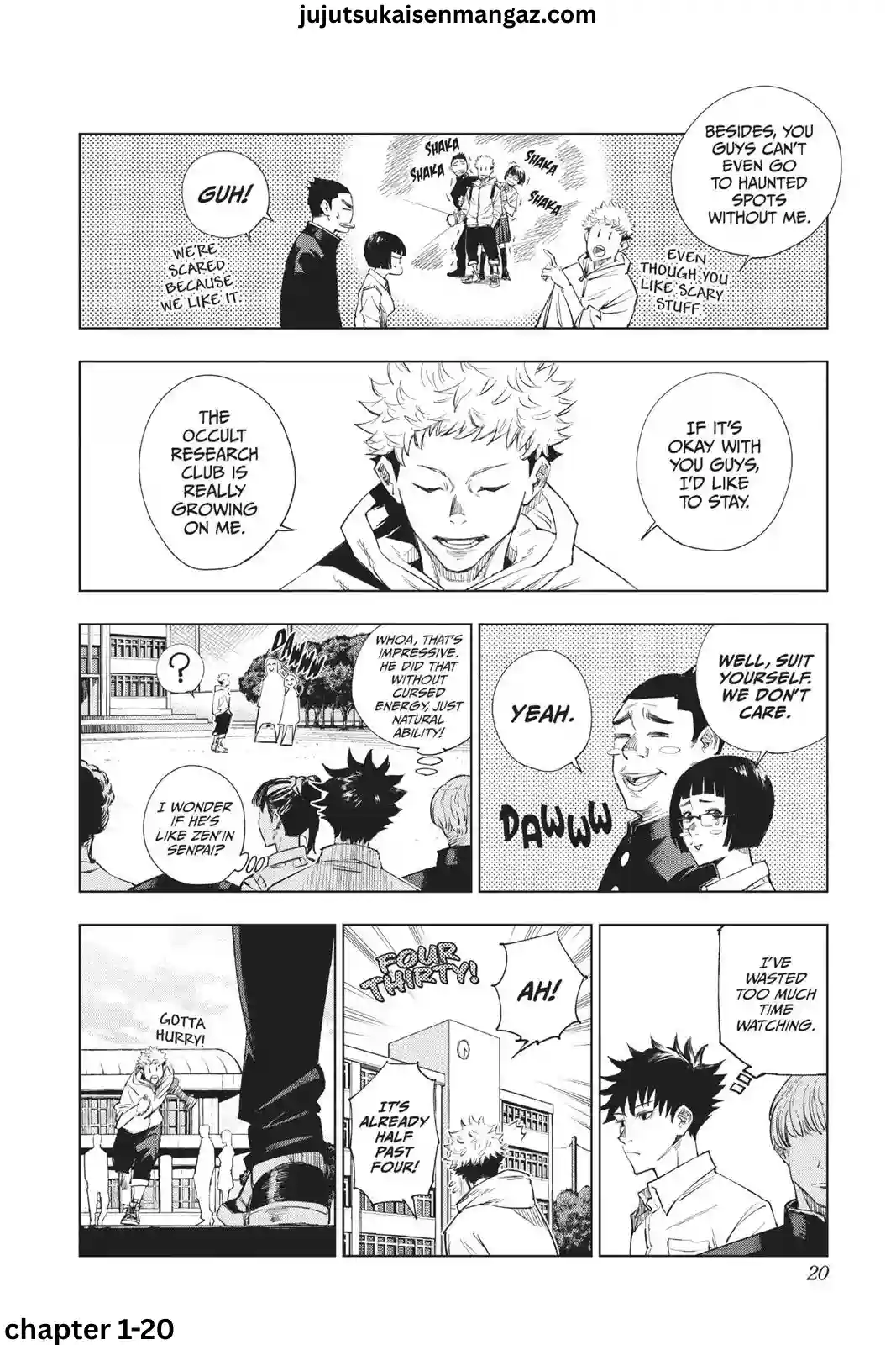 Jujutsu Kaisen manga Chapter 1 page 20