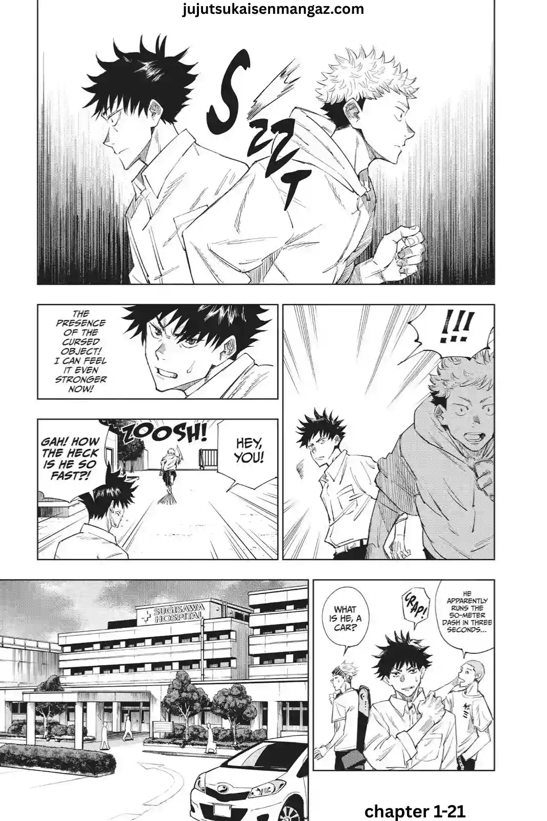 Jujutsu Kaisen manga Chapter 1 page 21