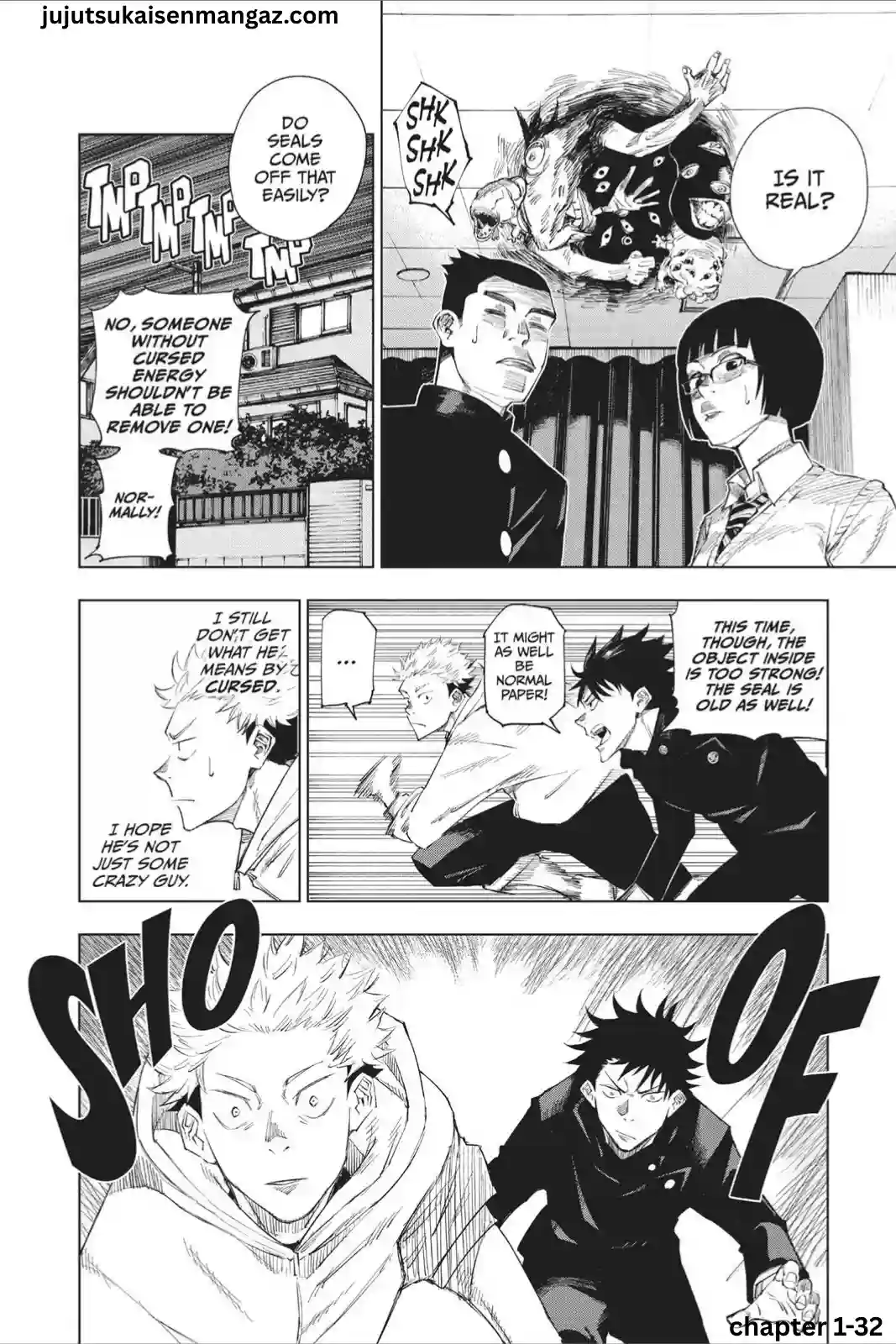 Jujutsu Kaisen manga Chapter 1 page 32
