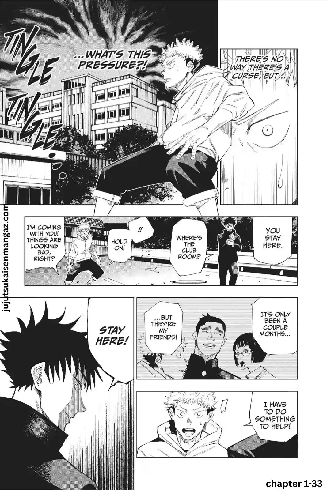 Jujutsu Kaisen manga Chapter 1 page 33
