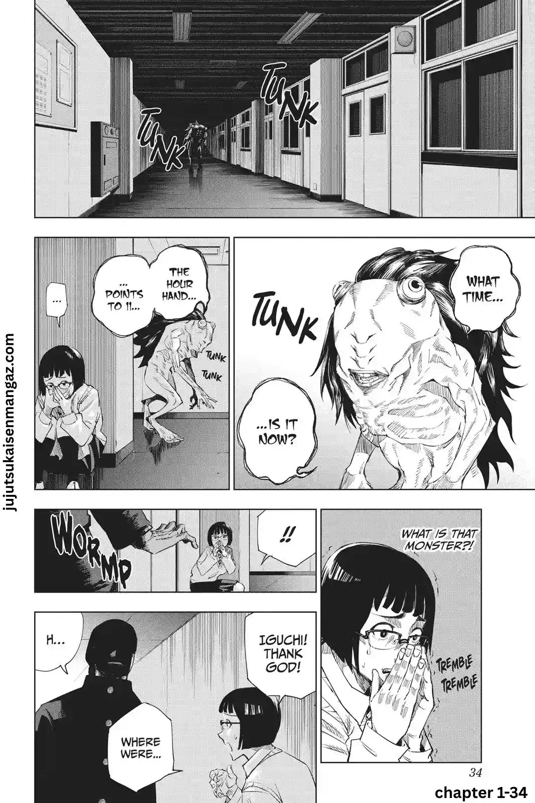 Jujutsu Kaisen manga Chapter 1 page 34