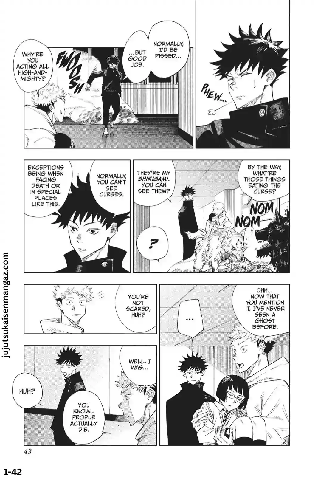 Jujutsu Kaisen manga Chapter 1 page 42