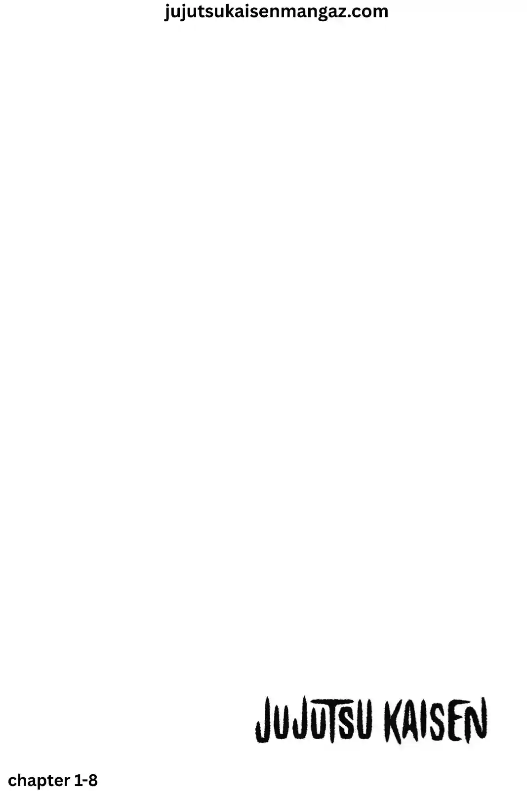 Jujutsu Kaisen manga Chapter 1 page 8