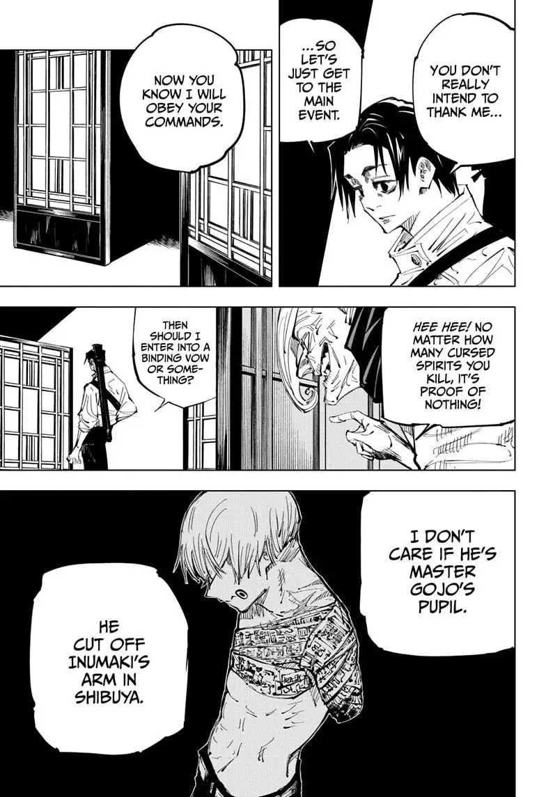Jujutsu Kaisen Manga Chapter 137 page 18