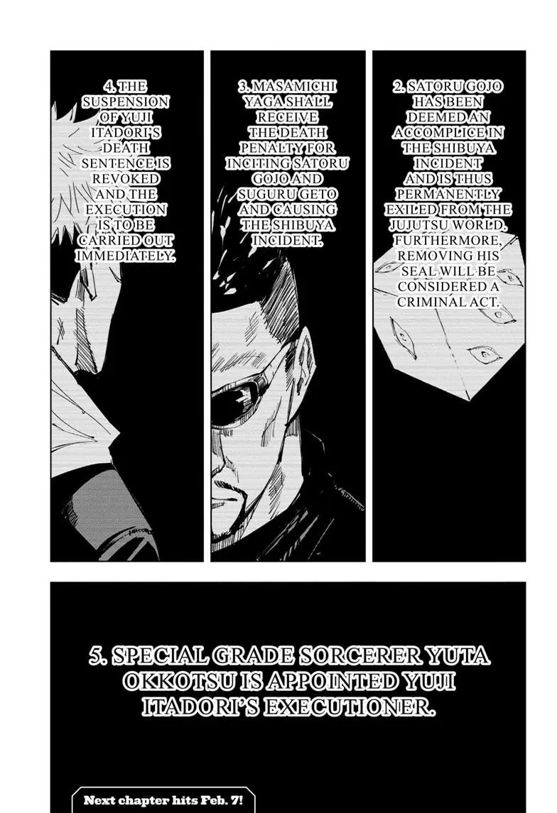 Jujutsu Kaisen Manga Chapter 137 page 20