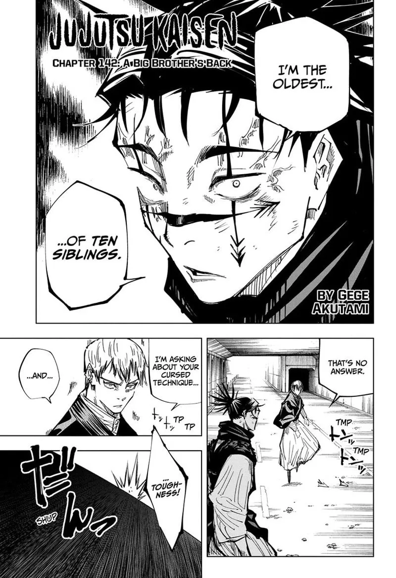 Jujutsu Kaisen Manga Chapter 142 page 1