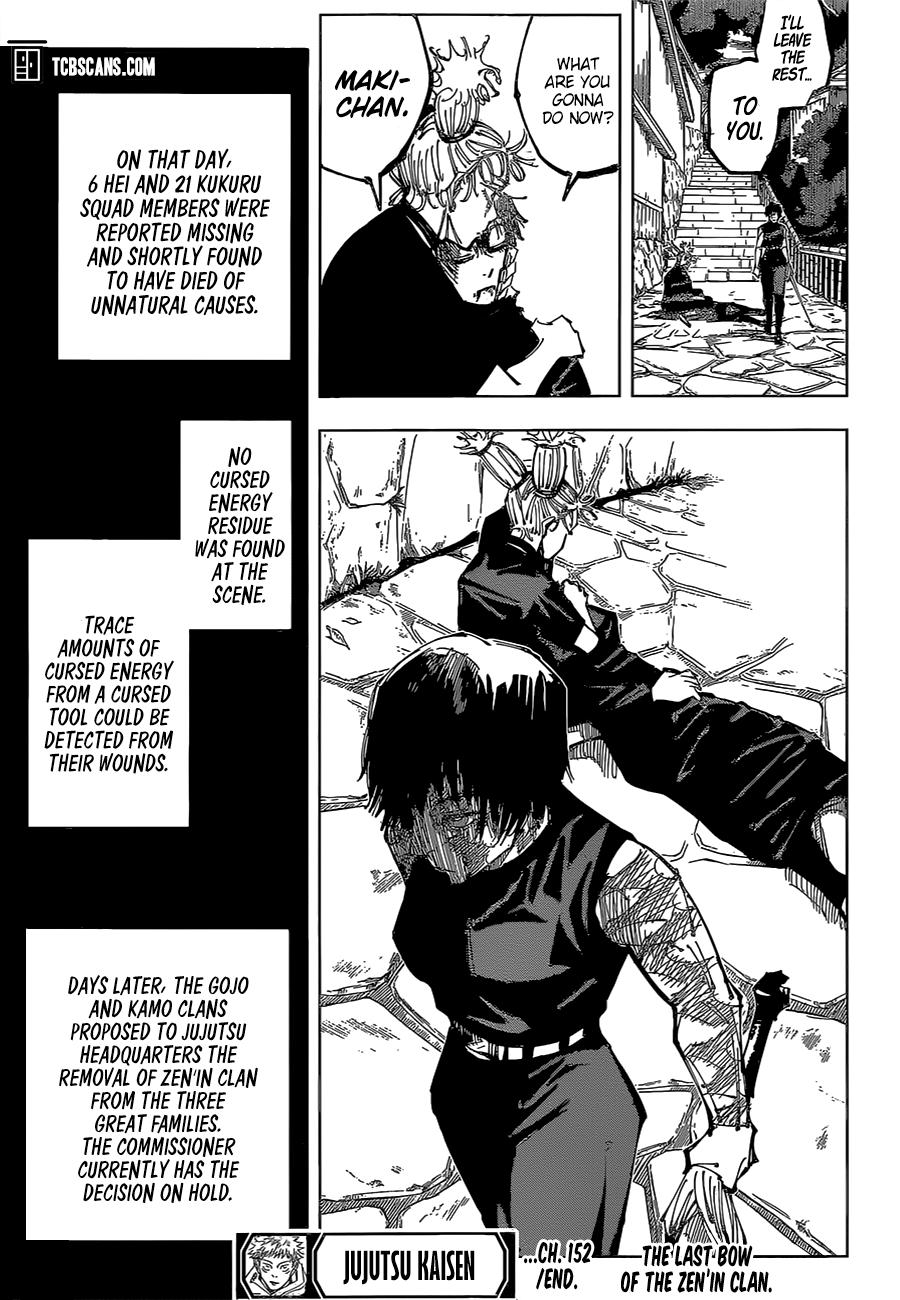 Jujutsu Kaisen Manga Chapter 152 Page 9