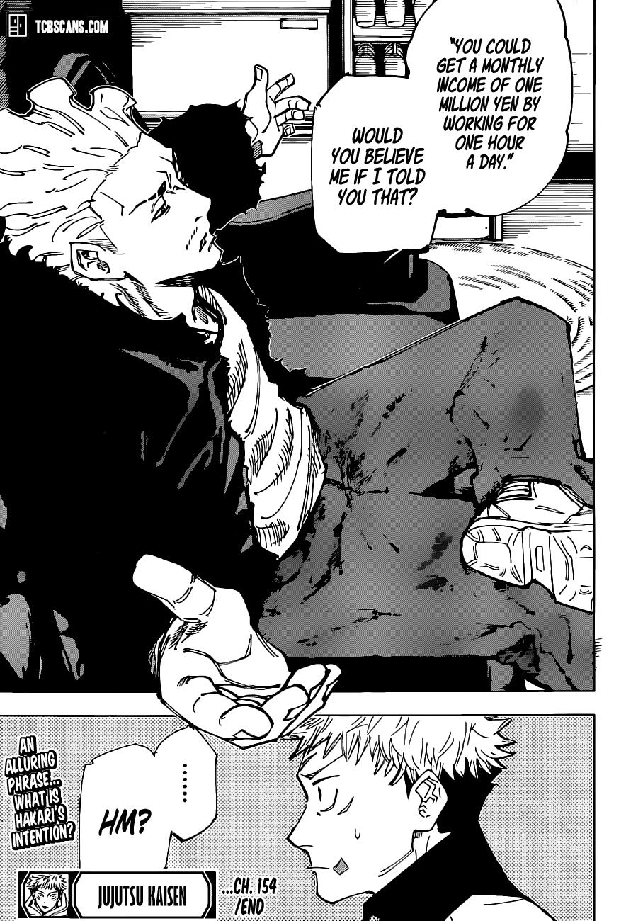 Jujutsu Kaisen Manga Chapter 154 Page 19