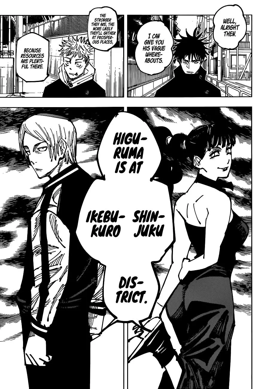 Jujutsu Kaisen Manga Chapter 162 page 17