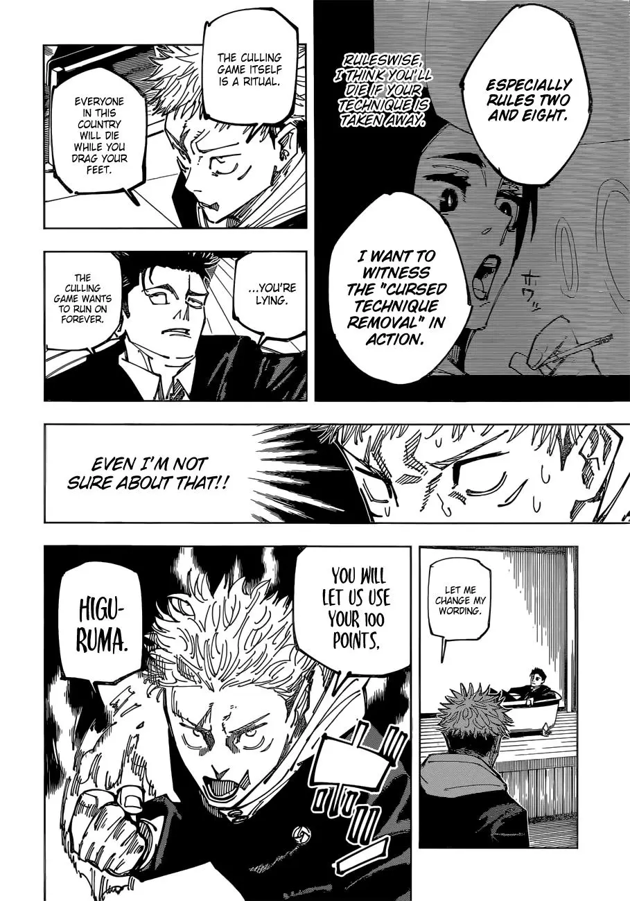 Jujutsu Kaisen Manga Chapter 163 page 17