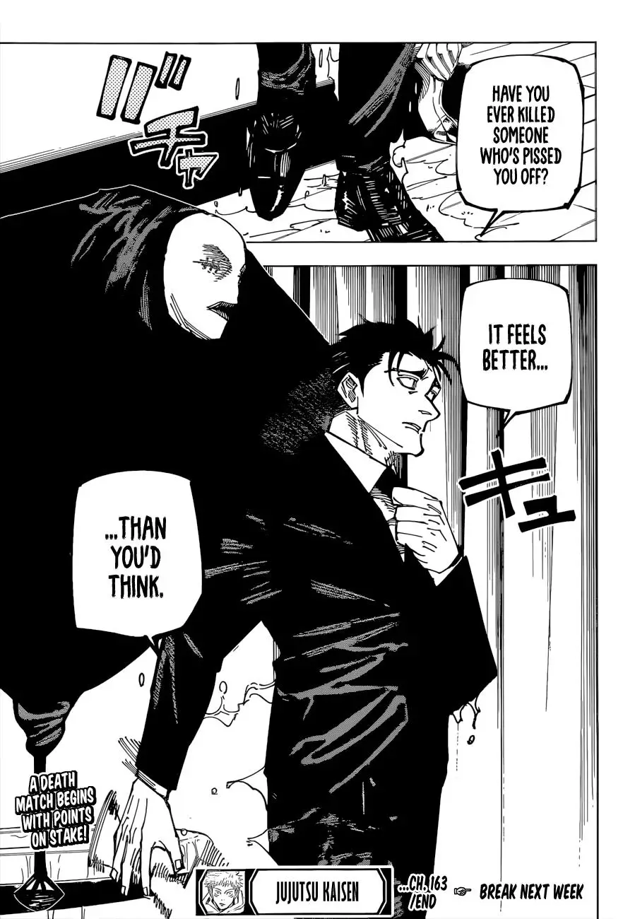 Jujutsu Kaisen Manga Chapter 163 page 18