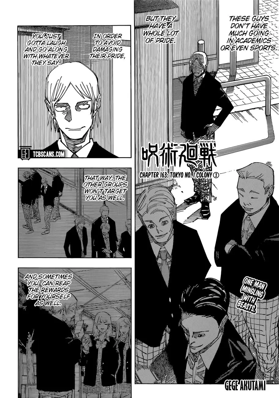 Jujutsu Kaisen Manga Chapter 163 page 2