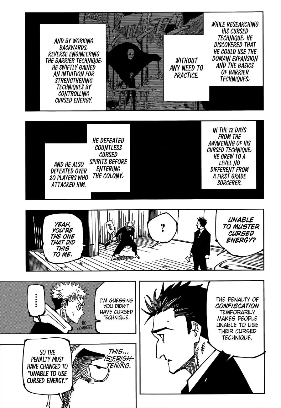 Jujutsu Kaisen Manga Chapter 165 page 5