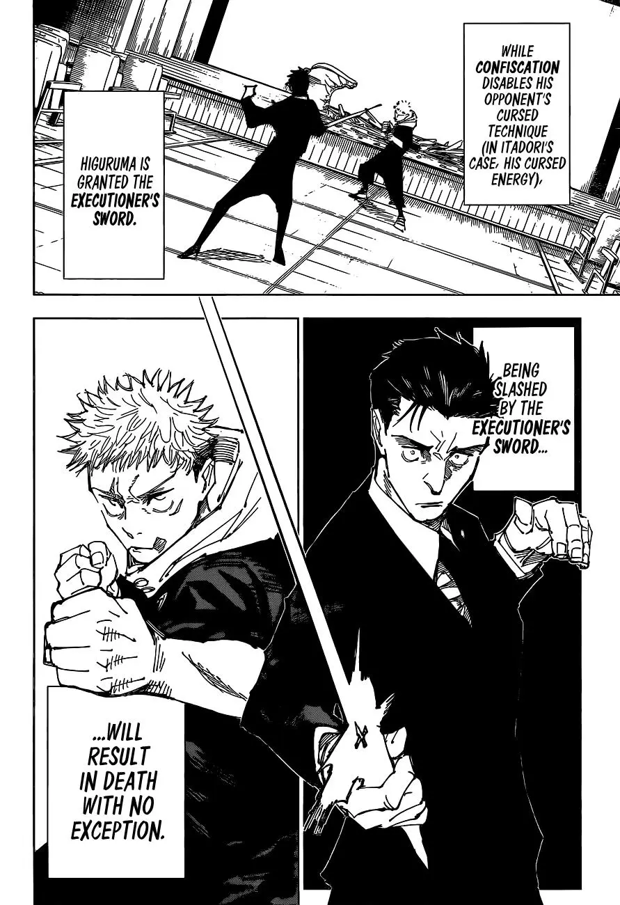Jujutsu Kaisen Manga Chapter 166 page 4