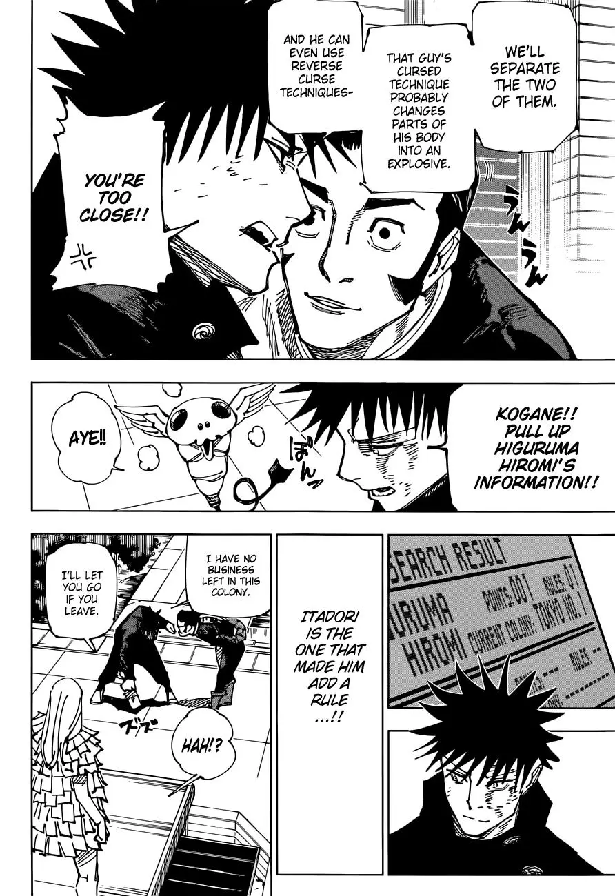 Jujutsu Kaisen Manga Chapter 169 page 9