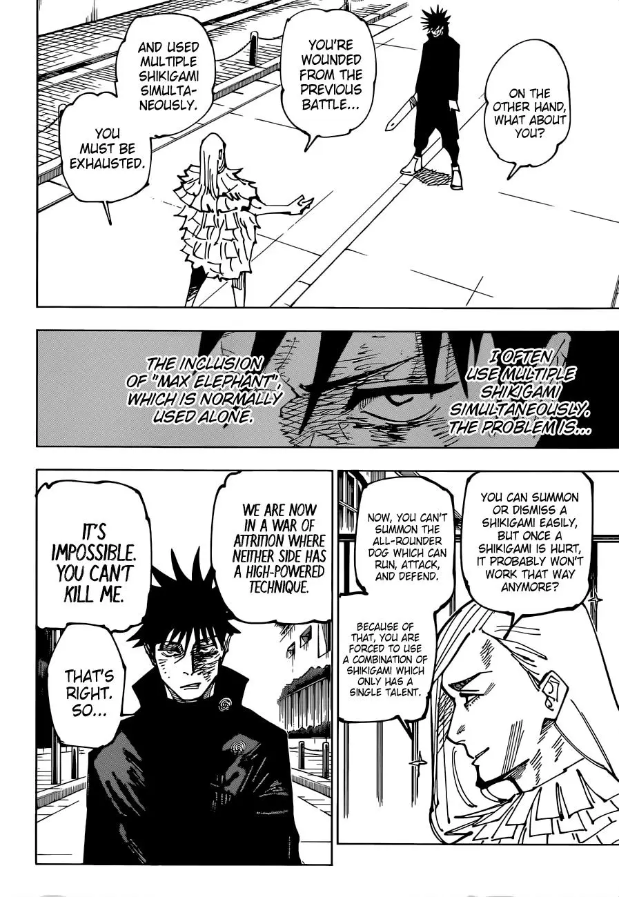 Jujutsu Kaisen Manga Chapter 170 page 9