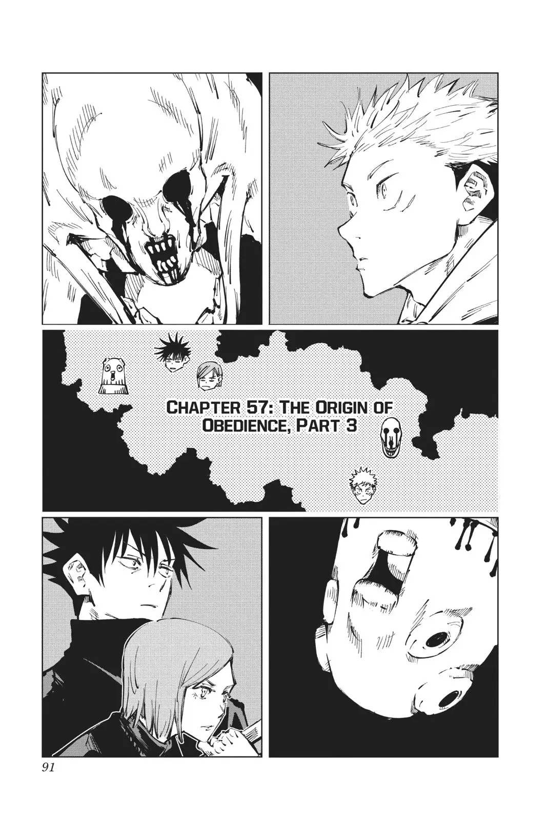 Jujutsu Kaisen Manga Chapter 57 page 1
