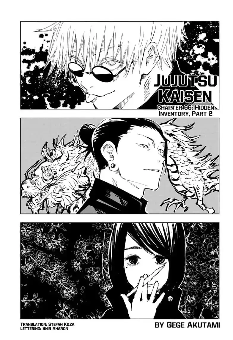 Jujutsu Kaisen Manga Chapter 66 page 1