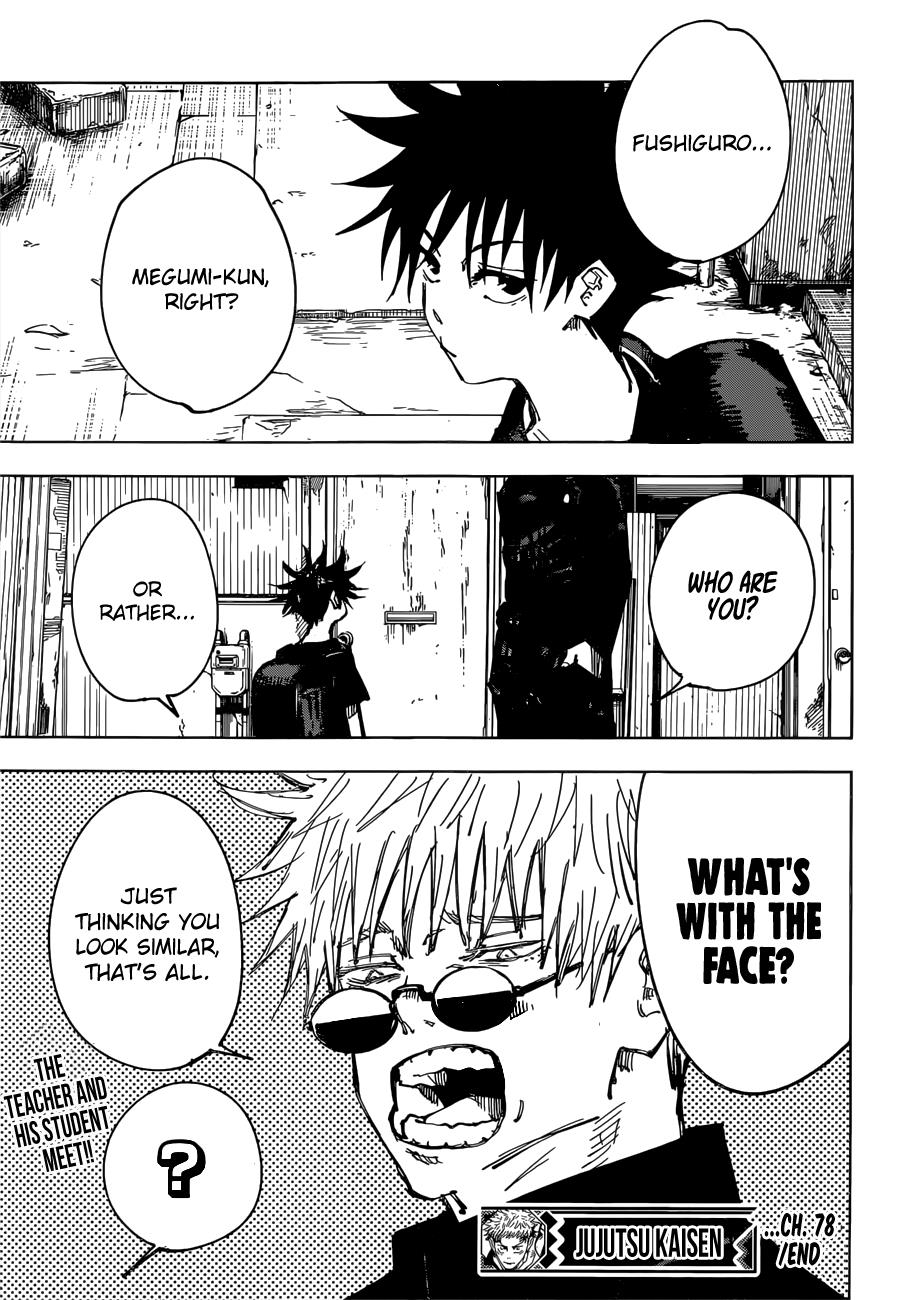 Jujutsu Kaisen Manga Chapter 78 Page 20