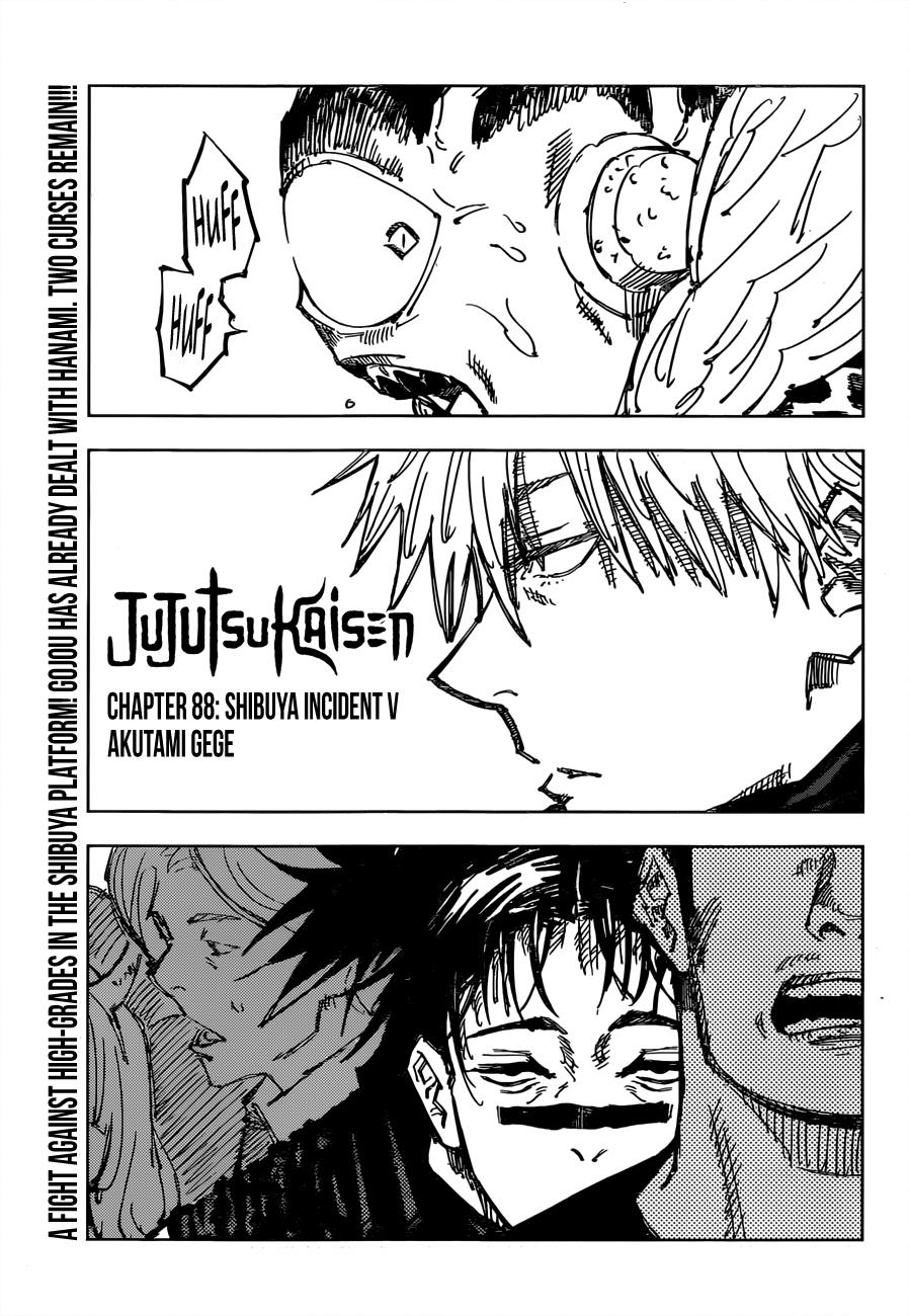 Jujutsu Kaisen Manga Chapter 88 Page 1