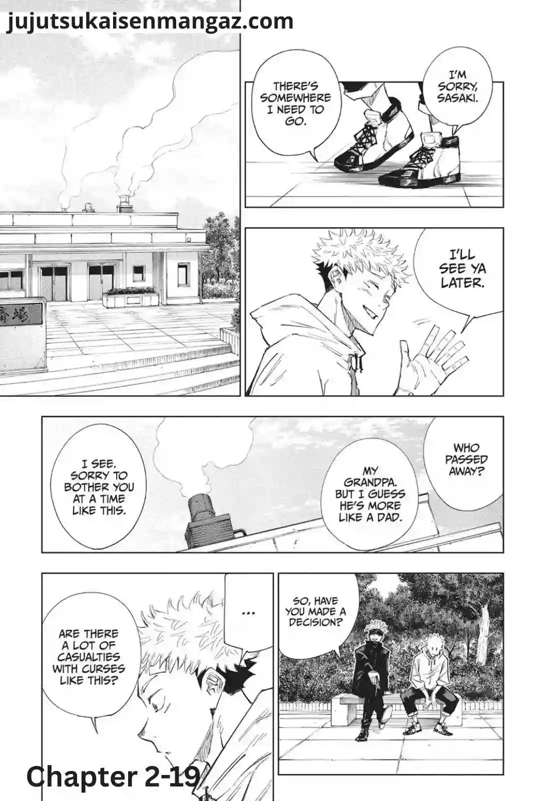 Jujutsu Kaisen manga Chapter 2 page 19