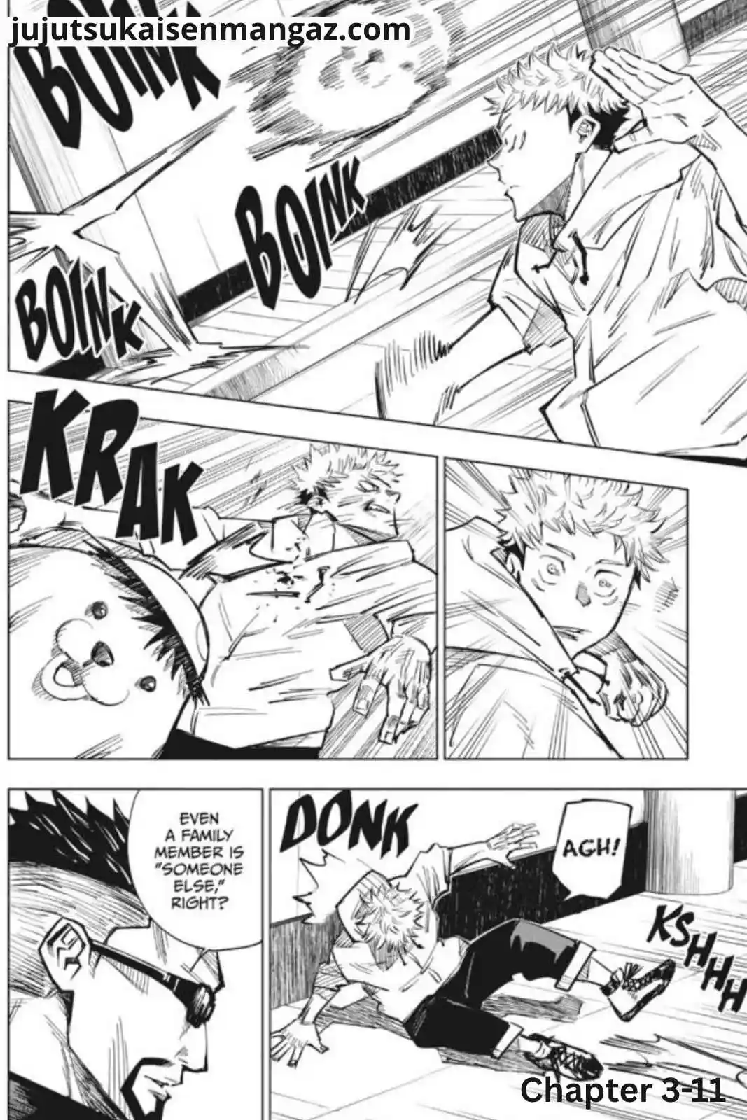 Jujutsu Kaisen manga Chapter 3 page 11