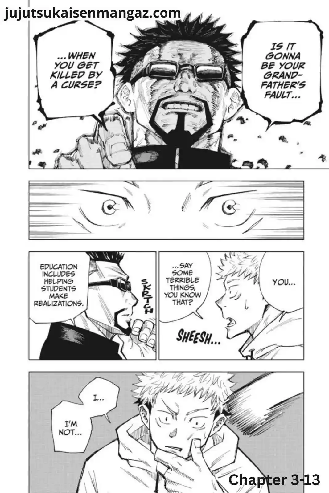 Jujutsu Kaisen manga Chapter 3 page 13