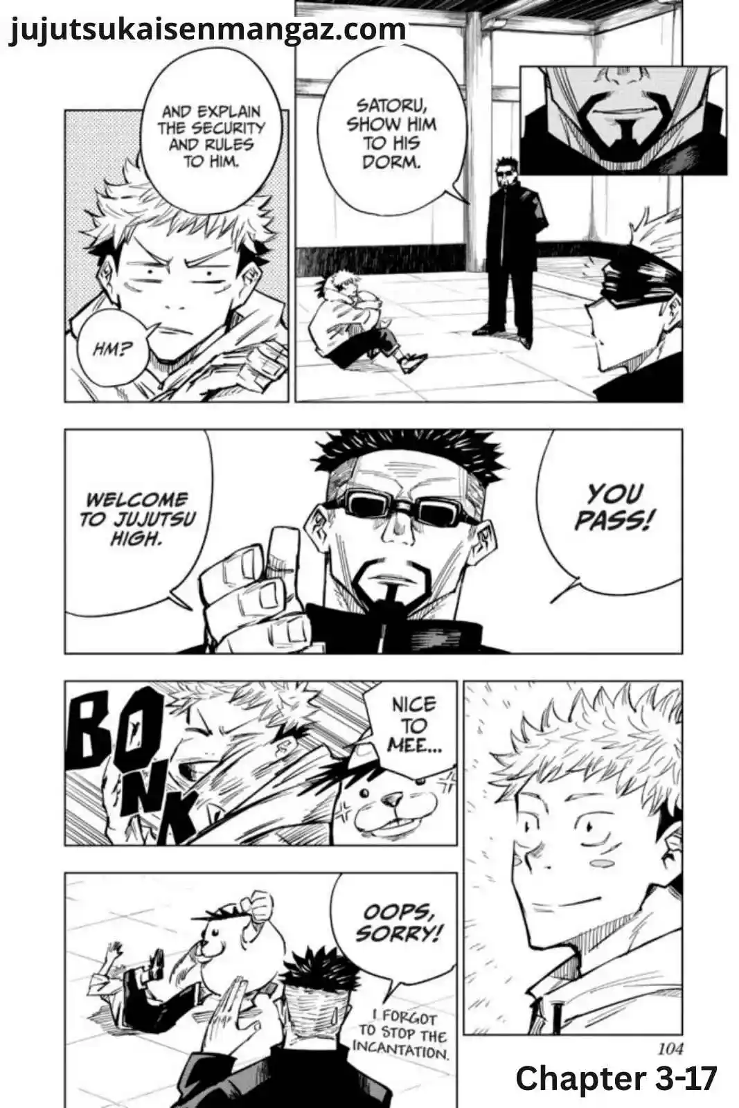 Jujutsu Kaisen manga Chapter 3 page 17
