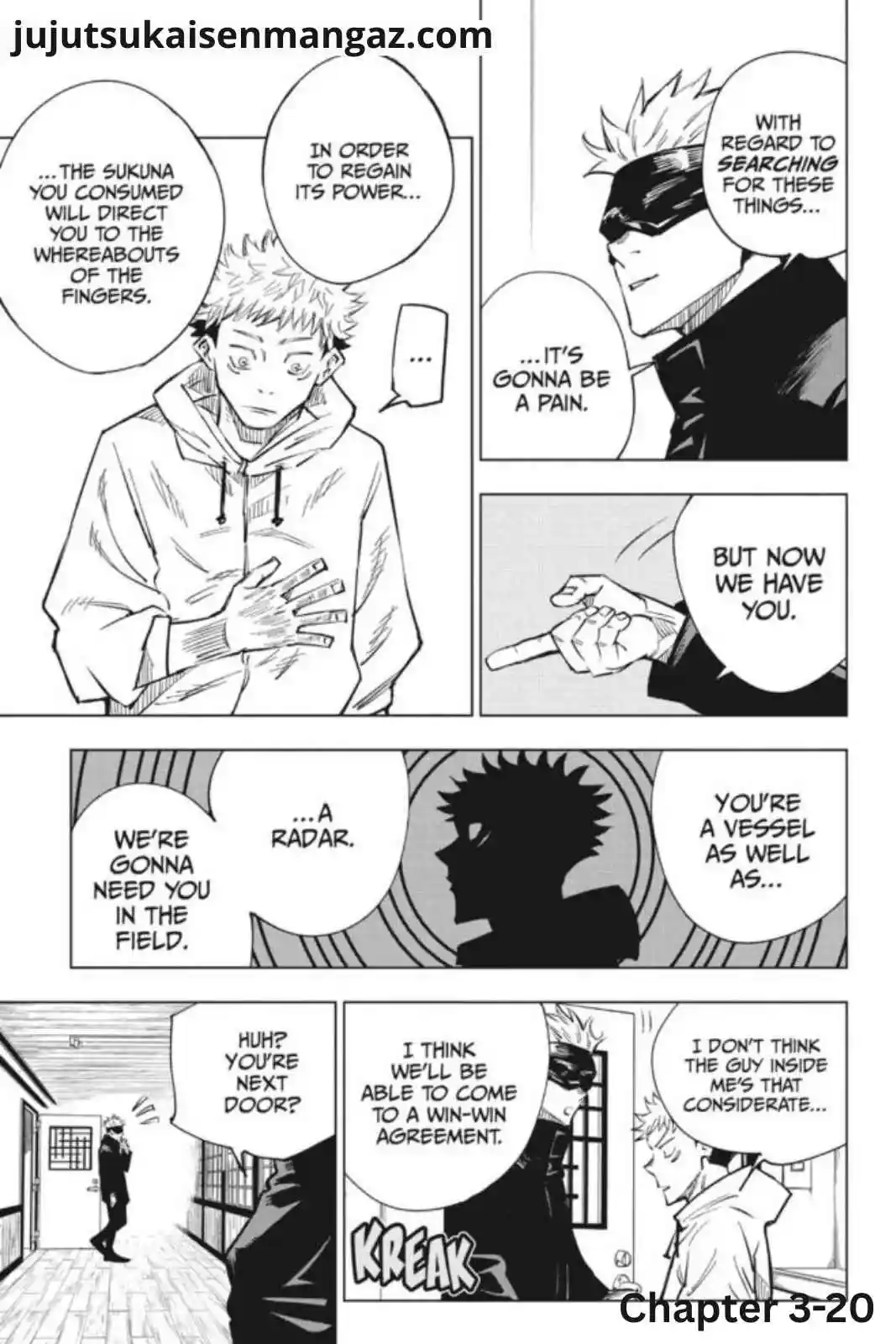 Jujutsu Kaisen manga Chapter 3 page 20