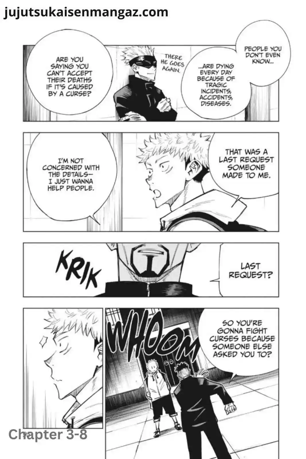 Jujutsu Kaisen manga Chapter 3 page 8