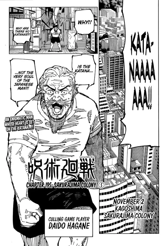 Jujutsu Kaisen Manga Chapter 195 image 1