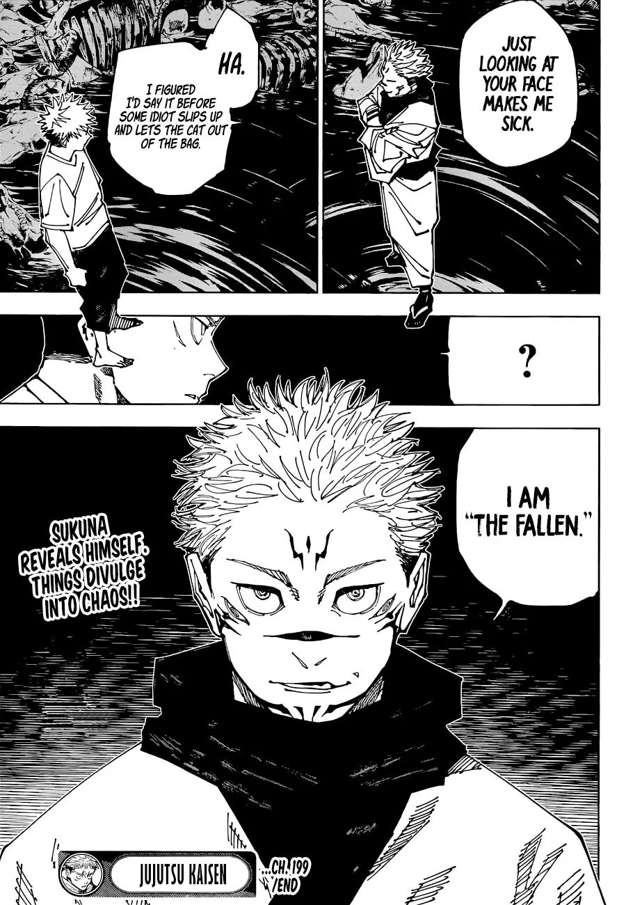 Jujutsu Kaisen Manga Chapter 199 page 19