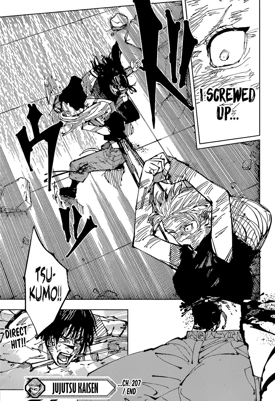 Jujutsu Kaisen Manga Chapter 207 page 19
