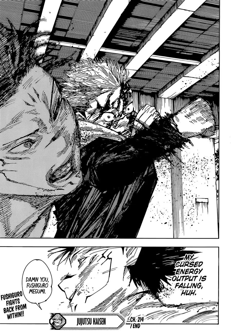 Jujutsu Kaisen Manga Chapter 214 page 16