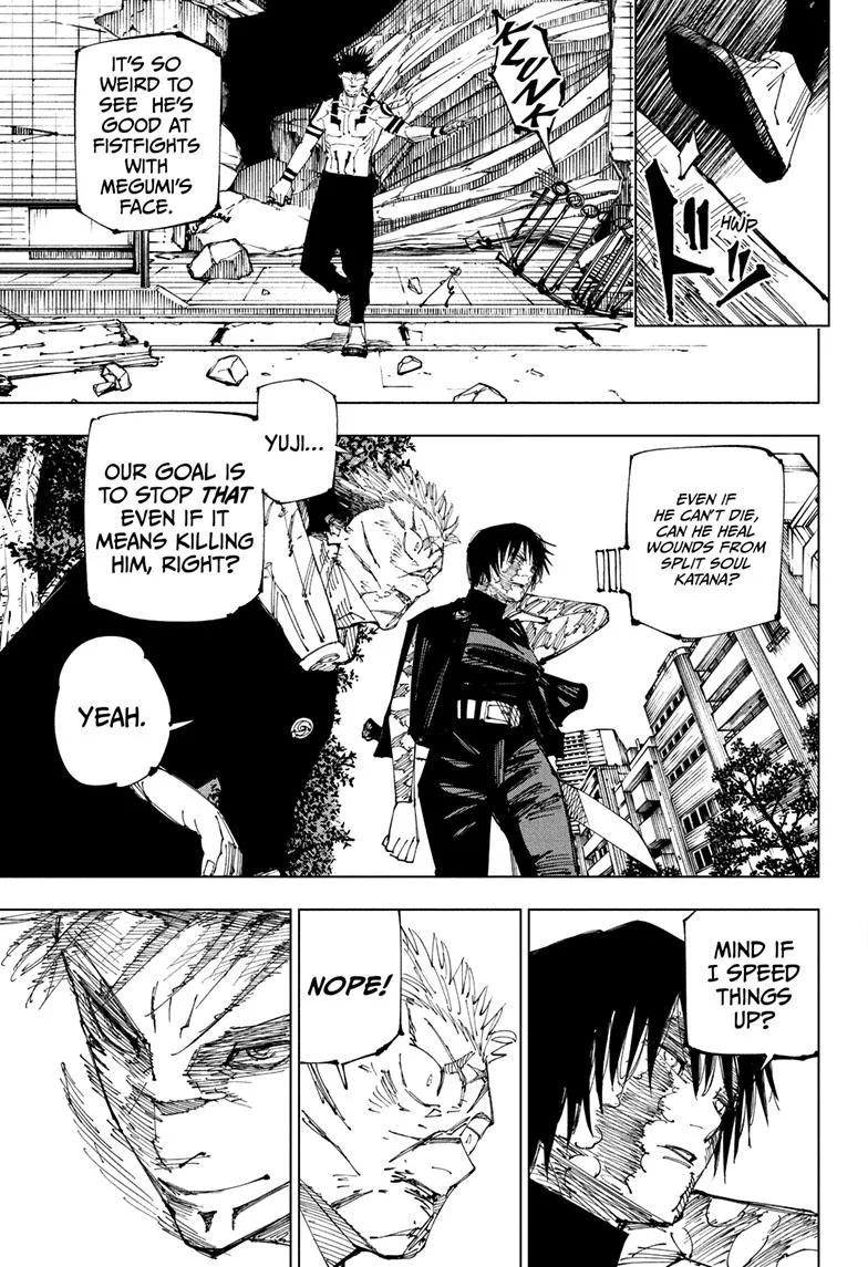 Jujutsu Kaisen Manga Chapter 215 page 9